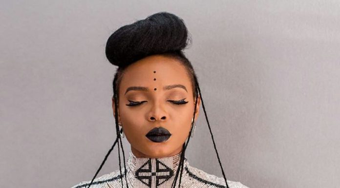 Nigerian Singer Yemi Alade drapped in jewellery by Patricia Mbela during Coke Studio Africa