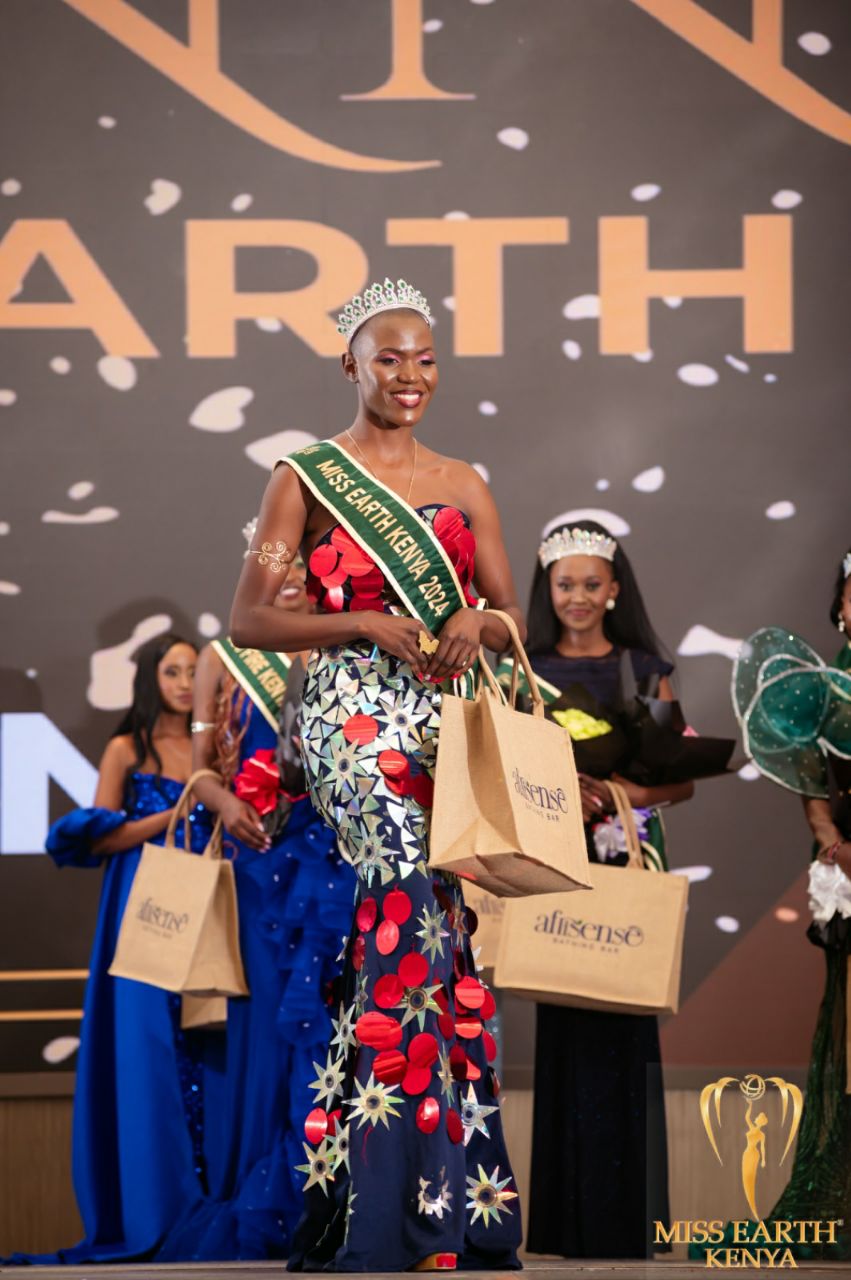 Faith Wanyama was crowned winner at the Ms. Earth Kenya Pageant event 2024