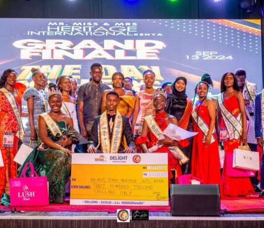 The grand event saw the crowning of Mr. Heritage International Kenya, Miss Heritage International Kenya, and Mrs. Heritage International Kenya, who will represent the nation in the upcoming Heritage International Pageant scheduled for 9th - 18th November 2024 on the international stage.