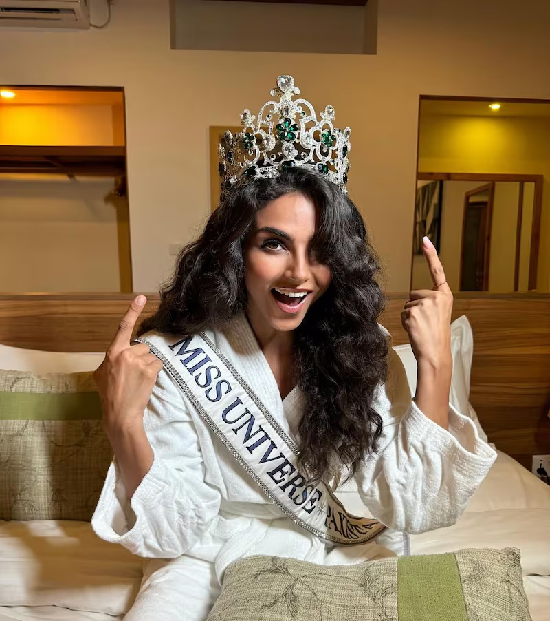 An actress and model, Xarmina, 29, is from Pakistan will also be participating in the November competition. armina is only the second Miss Universe Pakistan. The first event was held last year after Dubai's Yugen Group bought the rights to the franchise.